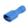 Blue Female Fully Insulated Crimp Connectors Terminals