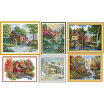 Water mill (ไม่พิมพ์/พิมพ์ลาย)