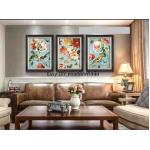 ครอสติสคริสตัลรูปหมู่มวลดอกไม้ อุปกรณ์ดีไอวายติดเต็มแผ่น 3 (รูปต่อเซ็ต)