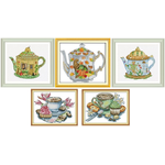 Afternoon tea (ไม่พิมพ์/พิมพ์ลาย)