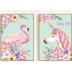 อุปกรณ์ดีไอวาย ครอสติสคริสตัลรูปฟลามิงโก้และยูนิคอนสุดชิคแสนเก๋