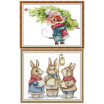 Celebrate christmas (เดี่ยว/คู่)(ไม่พิมพ์/พิมพ์ลาย)