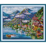 Alpine village (ไม่พิมพ์/พิมพ์ลาย)