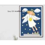 อุปกรณ์งานฝีมือ diy ครอสติสคริสตัลรูปภาพวาดนางฟ้า sweet dream