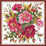 Peony Flower (ไม่พิมพ์/พิมพ์ลาย)