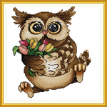 Little owl (ไม่พิมพ์/พิมพ์ลาย)