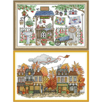 Garden and city (ไม่พิมพ์/พิมพ์ลาย)