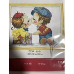 ชุดปักครอสติช ลายการ์ตูนคู่รัก ขนาด 34*26 ซม.ผ้าครอสติช 11 CT พิมพ์ลายบนผืนผ้า ไหมคอตตอน ผ้า+ผังลาย+เข็ม