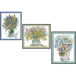 Flower in glass (ไม่พิมพ์/พิมพ์ลาย)