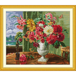 Window of flower (ไม่พิมพ์/พิมพ์ลาย)