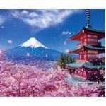 อุปกรณ์งานฝีมือดีไอวาย ครอสติสคริสตัลรูปภูเขาไฟฟูจิดินแดนในฝัน