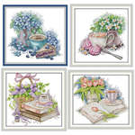 Coffee and tea (ไม่พิมพ์/พิมพ์ลาย)