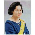 สมเด็จพระพี่นางฯ (ฉลองพระองค์สีน้ำเงิน-เล็ก)