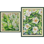 White flower (ไม่พิมพ์/พิมพ์ลาย)