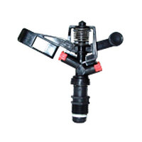 RC 150 สปริงเกลอร์ IMPACT หมุนรอบตัว เกลียว 1/2" หัวฉีดขนาด 3.5x2.0 mm อัตราการจ่ายน้ำ 0.66-1.02 ลบ.ม. / ชม. รัศมี 9-12 ม. ที่แรงดัน 2-4 บาร์