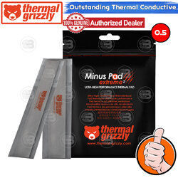 [CoolBlasterThai] Thermal Grizzly MINUS PAD Extreme V2 Thermal Pad 2PCS-120x20x0.5 mm.