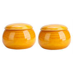 โถหมากล้อมไม้สปรูซ spruce (2ใบ)