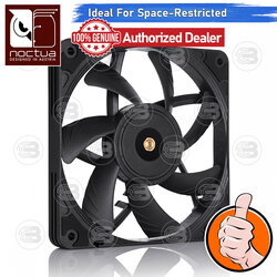 [CoolBlasterThai] Noctua NF-A12x15 PWM Chromax.Black.Swap PC Fan Case (size 120 mm.) ประกัน 6 ปี