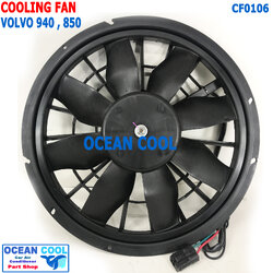 พัดลมไฟฟ้า วอลโว่ 940 , 960 ปี 1991 - 1997 CF0106 Cooling Fan VOLVO 940, 960 พัดลม ระบายความร้อน หม้อน้ำ 30A แรง สเปคเดิม VOK-0102