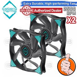 [CoolBlasterThai] Iceberg Thermal IceGALE Xtra 140 Black Fan Case (size 140 mm.) X2 Value Pack ประกัน 6 ปี
