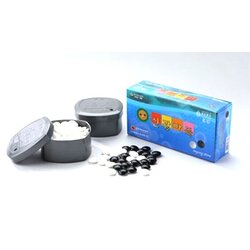 เม็ดหมากล้อมเซรามิกเกาหลีกล่องฟ้า