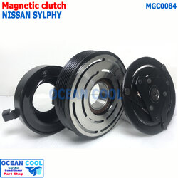 คลัชคอมแอร์ นิสสัน ซิลฟี่ MGC0084 Compressor Clutch For NISSAN SYLPHY หน้าคลัชคอมแอร์ มู่เล่คลัช ชุดคลัช