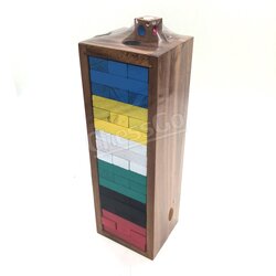 เกมตึกถล่มไม้สี Color size L