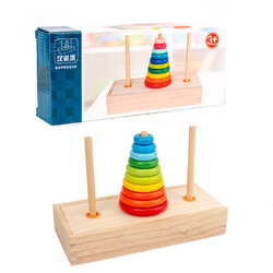 หอคอยฮานอยไม้เรนโบว์ 10ชั้น Rainbow Tower of Hanoi