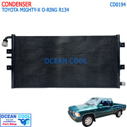 แผงแอร์ โตโยต้า ไมตี้เอ็กซ์ โอริง 134a CD0194 CONDENSER TOYOTA MIGHTY - X O-RIING R134a พาราเรล รังผึ้งแอร์ แผงร้อน คอยร้อน แผง แผงคอล์ยร้อน