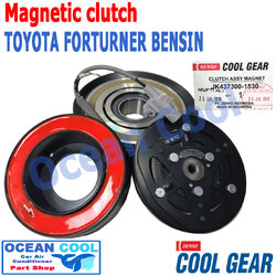 คลัชคอมแอร์ โตโยต้า ฟอร์จูนเนอร์ เบนซิน 2.7 ปี 2005 - 2007 MGC0028 มี เทอร์โม ฟิวส์ อินโนวา เบนซิน 2.0 ปี 2004 Cool Gear แท้ JK437300-1530 Toyota Fortuner Bensin Toyota Innova มูเล่คลัช คลัชคอม