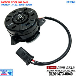 มอเตอร์ พัดลม ฮอนด้า แจ๊ส ปี 2016 - 2020 CF0169 Cool gear DI261473-0040 Motor Cooling Fan Honda Jazz '16-'20 แจ็ส คูลเกียร์ แจ็ซ