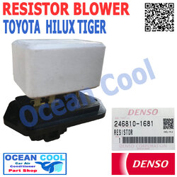 รีซิสแตนท์ โตโยต้า ไฮลัก ไทเกอร์ , สปอร์ตไรเดอร์ DENSO 246810-1681 RE0010 แท้ Toyota Hilux Tiger Sport Rider LN150 OCEAN COOL อะไหล่ แอร์ รถยนต์ รีซิสเเต๊น