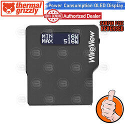[CoolBlasterThai] Thermal Grizzly WireView (WV2x8R) 2x8Pin PCIe Reversed GPU Power Consumption OLED Display