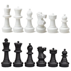 ตัวหมากรุกยักษ์แบบแยกชิ้น Individual Plastic Giant Chess Pieces for a 25 inch Set