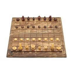 ชุดหมากรุกไทยไม้พฤกษ์(ตัวไม้รุ่นหงส์มังกร)