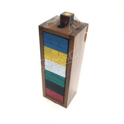 เกมตึกถล่มไม้สี Color size M