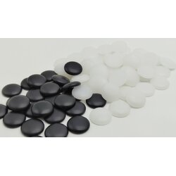 เม็ดหมากล้อมหิน Crystal Jade (นูน1ด้าน)