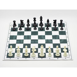 ชุดหมากรุกสากลมาตรฐาน Standard Club Chess Set (PU Board)