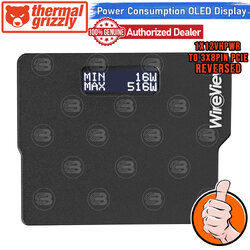 [CoolBlasterThai] Thermal Grizzly WireView (WVP38H1R) 1x12VHPWR to 3x8Pin PCIe Reversed GPU Power Consumption OLED Displ