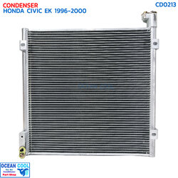 แผงแอร์ ซีวิค ตาโต ซีวิค อีเค ปี 1996 -2000 CD0213 CONDENSER HONDA CIVIC EK '96-'20 แผงรังผึ้งแอร์ แผงคอยล์ร้อน คอยล์ร้อน คอนเดนเซอร์ น้ำยาแอร์ R-134a