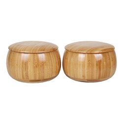 โถหมากล้อมไม้ไผ่ (2ใบ)