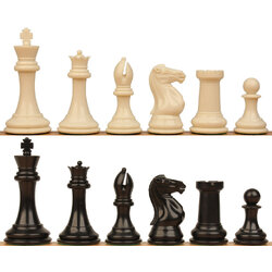 4 1/8" Fischer Series Plastic Chess Pieces ตัวหมากรุกสากลฟิชเชอร์