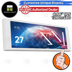 [CoolBlasterThai] Thermalright Trofeo Vision 1280×480 IPS LCD WHITE ประกัน 1 ปี