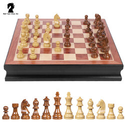 ชุดหมากรุกสากลไม้ German Knight Staunton Wooden Chess Set 4