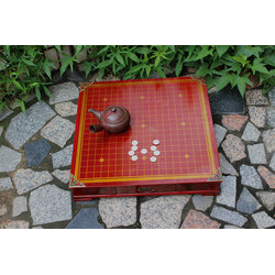 ชุดหมากล้อมไม้ลายจีน