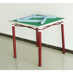 โต๊ะไพ่นกกระจอก(ขอบPVC/ขาเหล็ก)