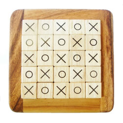 เกมOX 5x5 โอเอกซ์ไม้จามจุรี (Tic-tac-toe)