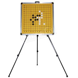 ชุดกระดานสาธิตหมากล้อมแม่เหล็ก (กระดาน9/13เส้น+เม็ด90/90+ขาตั้ง)