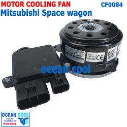 มอเตอร์ พัดลม มิตซูบิชิ สเปซวากอน CF0084 Motor Cooling Fan For Mitsubishi Space wagon ระบายความร้อน พัดลมไฟฟ้า