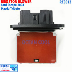 รีซิสแตนท์ ฟอร์ด เอสเคป 2003 มาสด้า ทริบิว 2003 RE0013 Resistor Blower Ford Escape 2003 Mazda Tribute 03 ทรงการ์ด มาดด้า ทรีบิวท์ ปรับความเร็วพัดลม